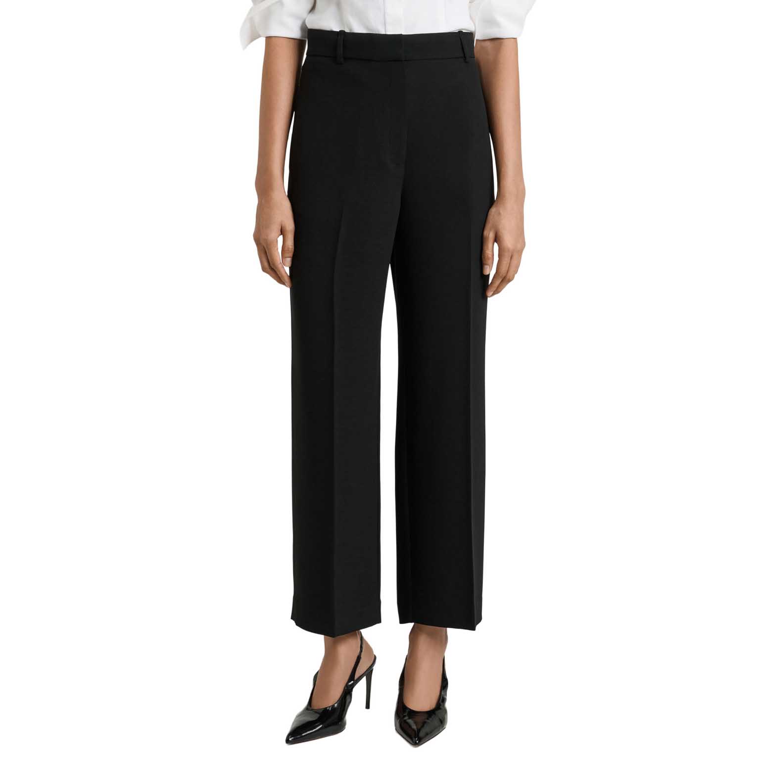 Veronika Maine Double Weave Wide Leg Pant